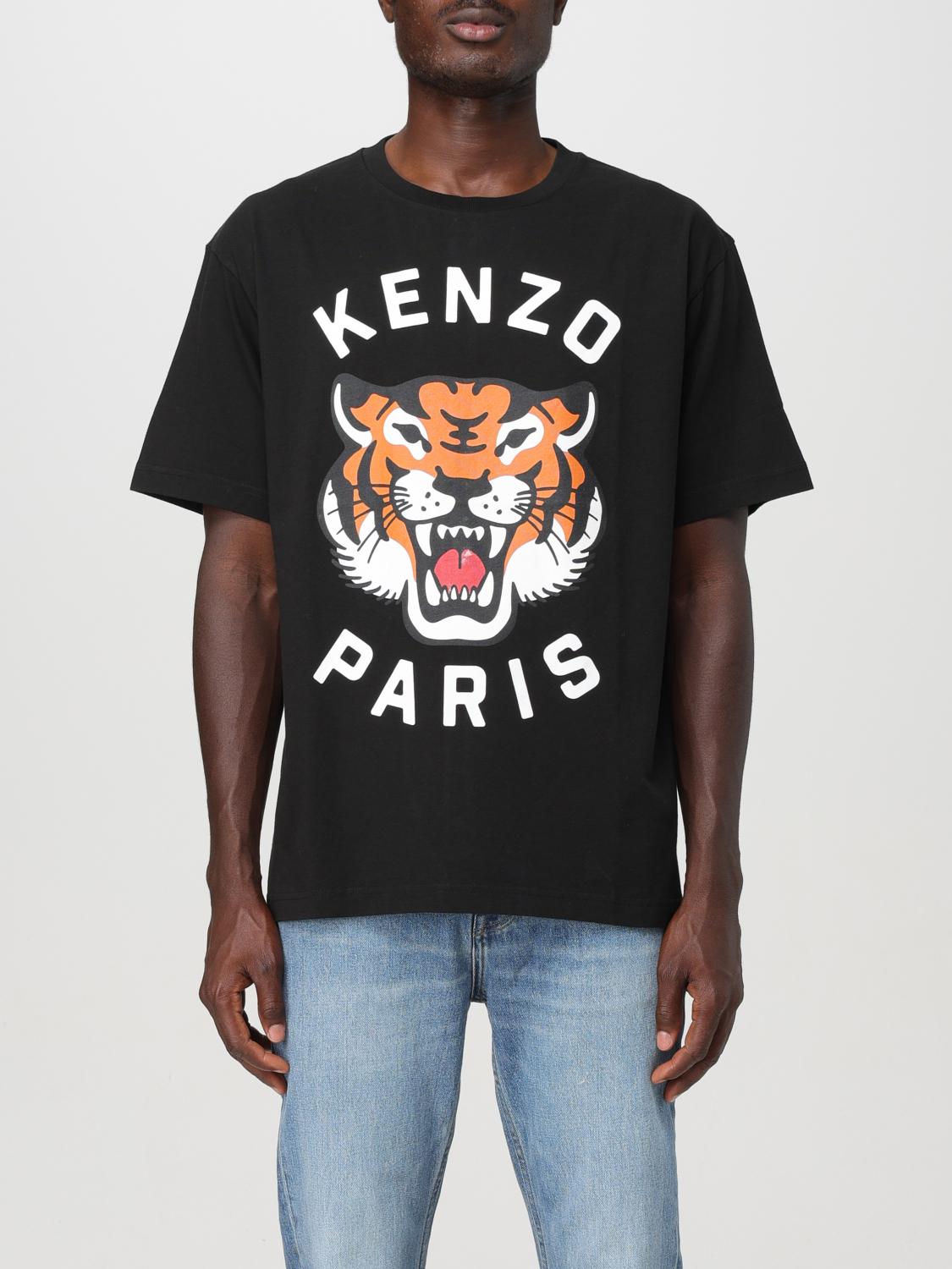 Shop Kenzo T-shirt  Men Color Black In Schwarz