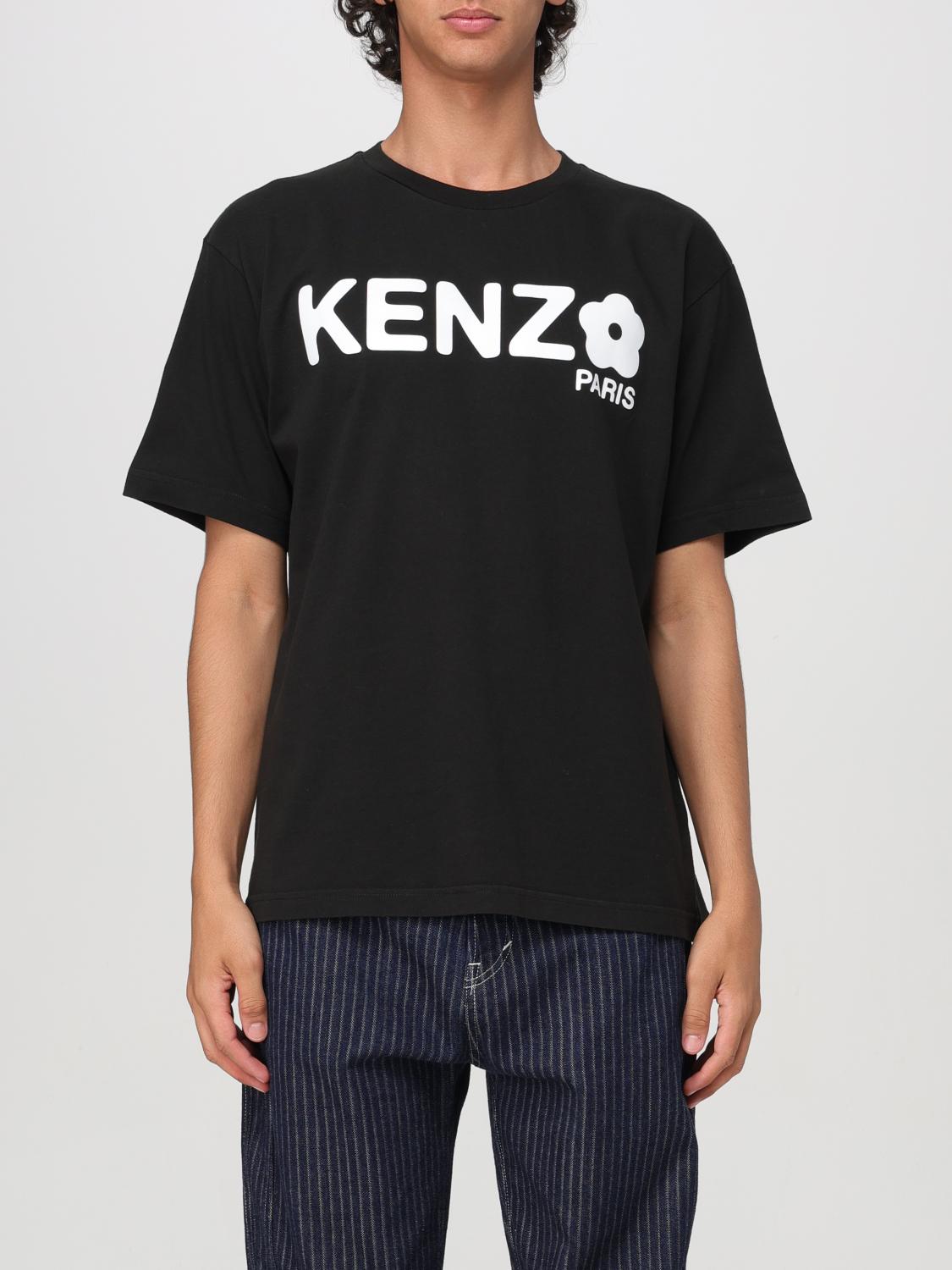 Shop Kenzo T-shirt  Men Color Black