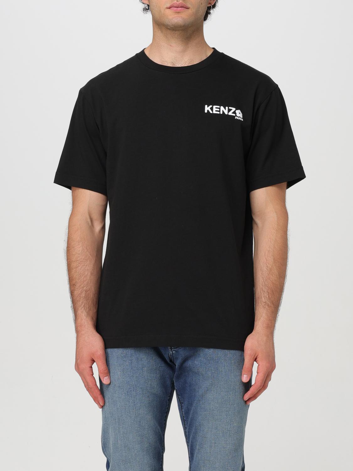 Shop Kenzo T-shirt  Men Color Black In 黑色