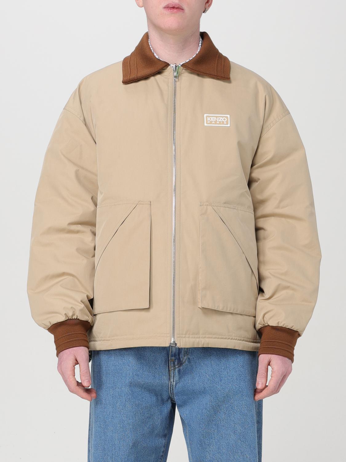 Kenzo Reversible Padded Blous In Beige