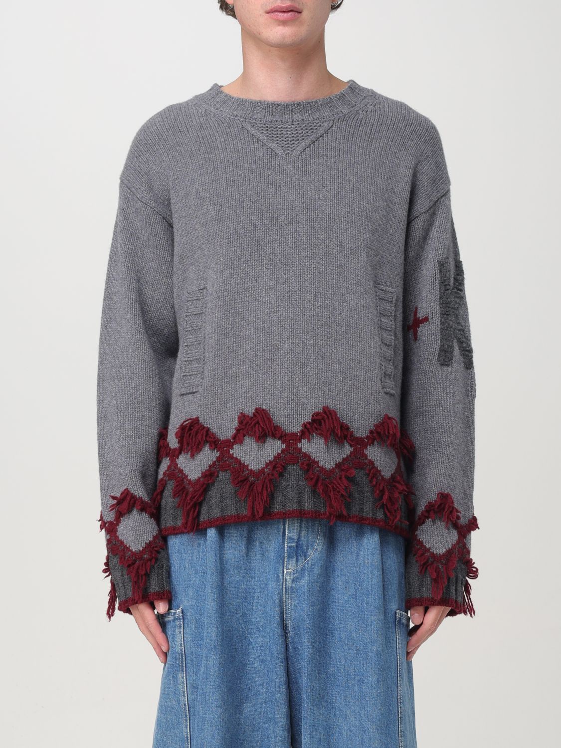 Kenzo Sweater  Men Color Grey In Gray