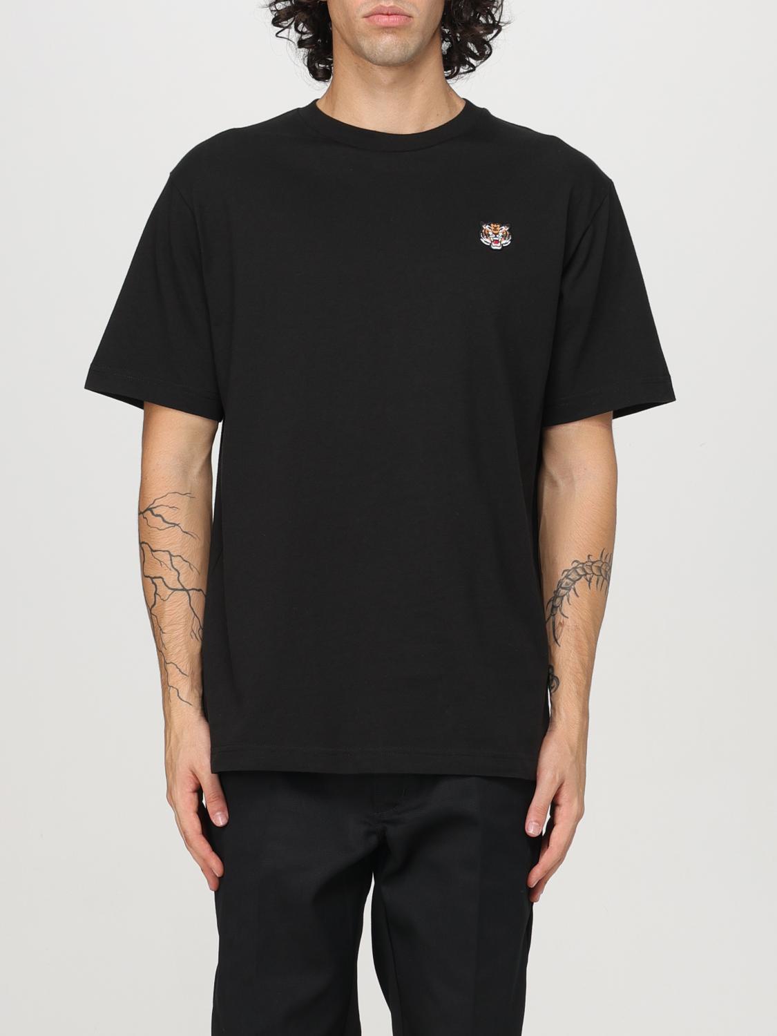 Shop Kenzo T-shirt  Men Color Black In Schwarz