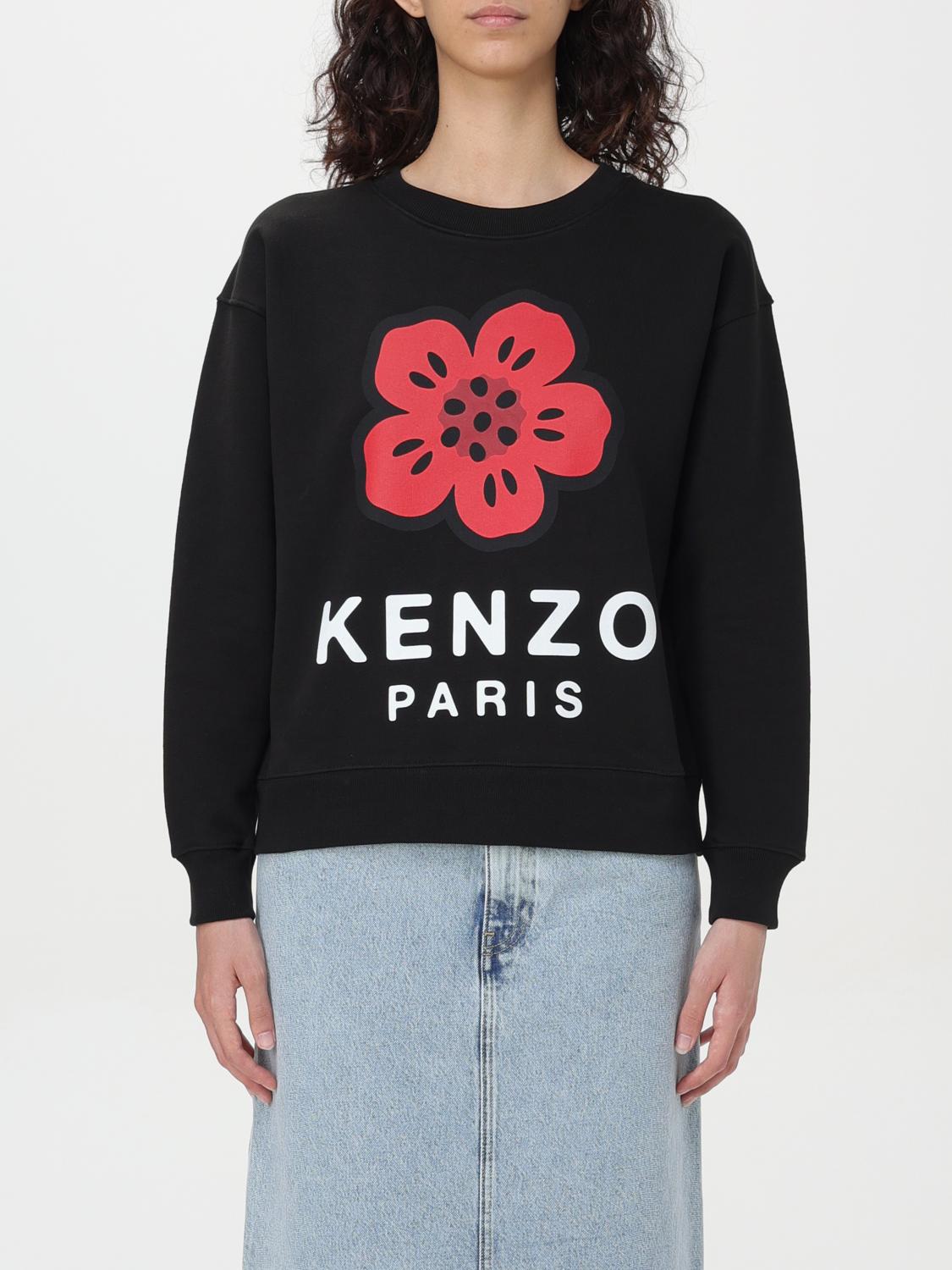 Shop Kenzo Sweatshirt  Woman Color Black In 黑色