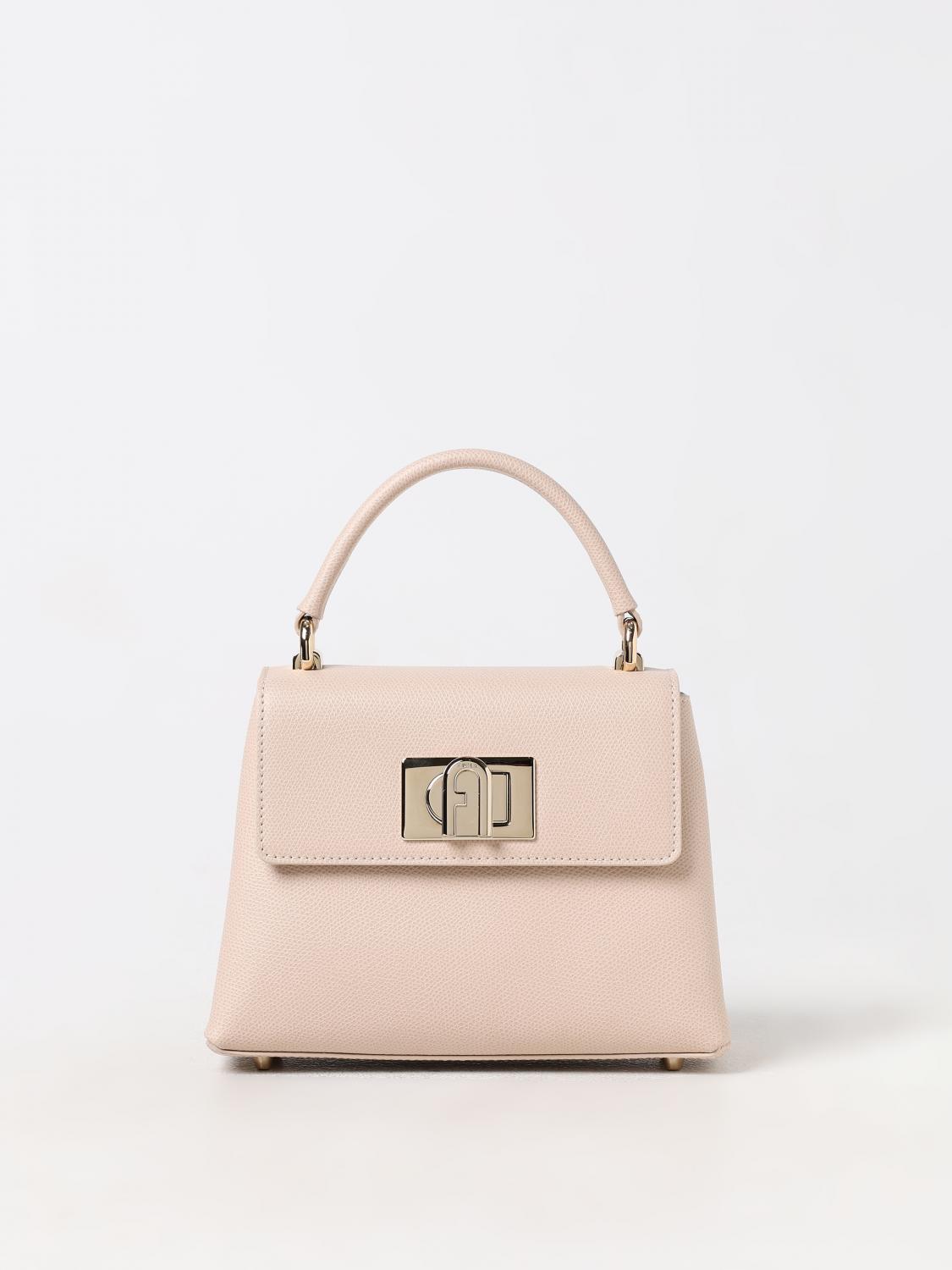 Shop Furla Mini Bag  Woman Color Blush Pink