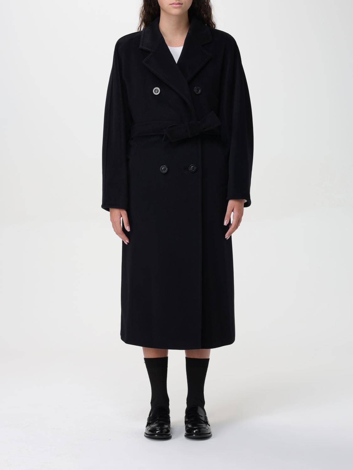 Max Mara Madame Coat In Schwarz