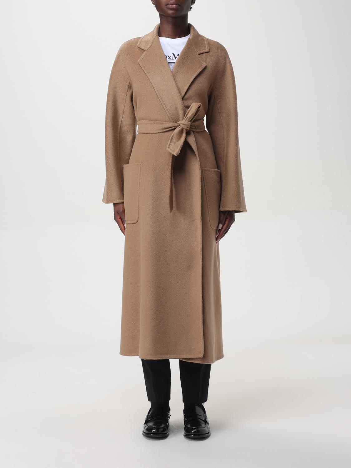 Shop Max Mara Coat  Woman Color Camel