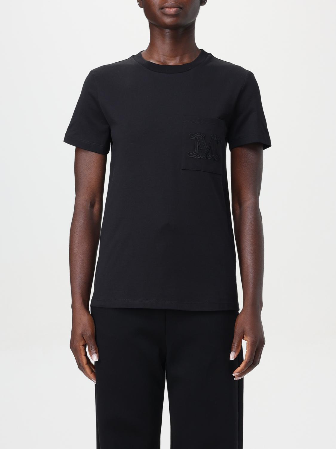 Shop Max Mara T-shirt  Woman Color Black