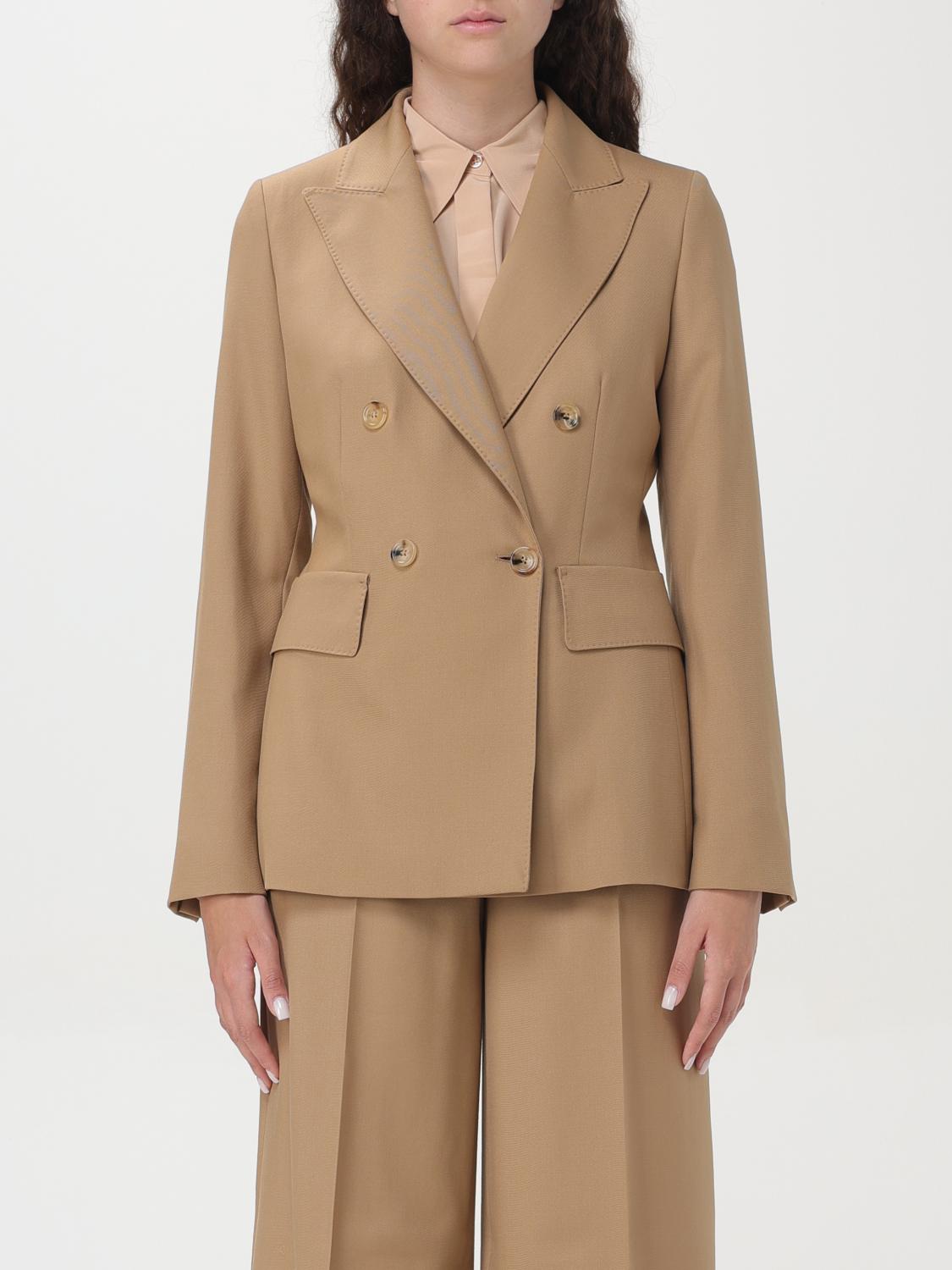 Shop Max Mara Blazer  Woman Color Camel