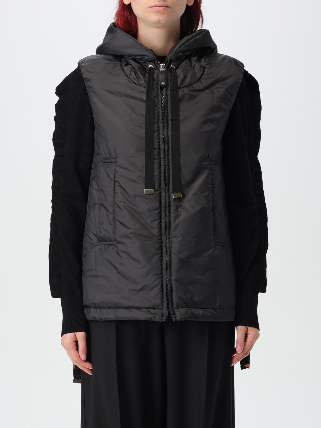 Shop Max Mara Jacket  Woman Color Black In Schwarz