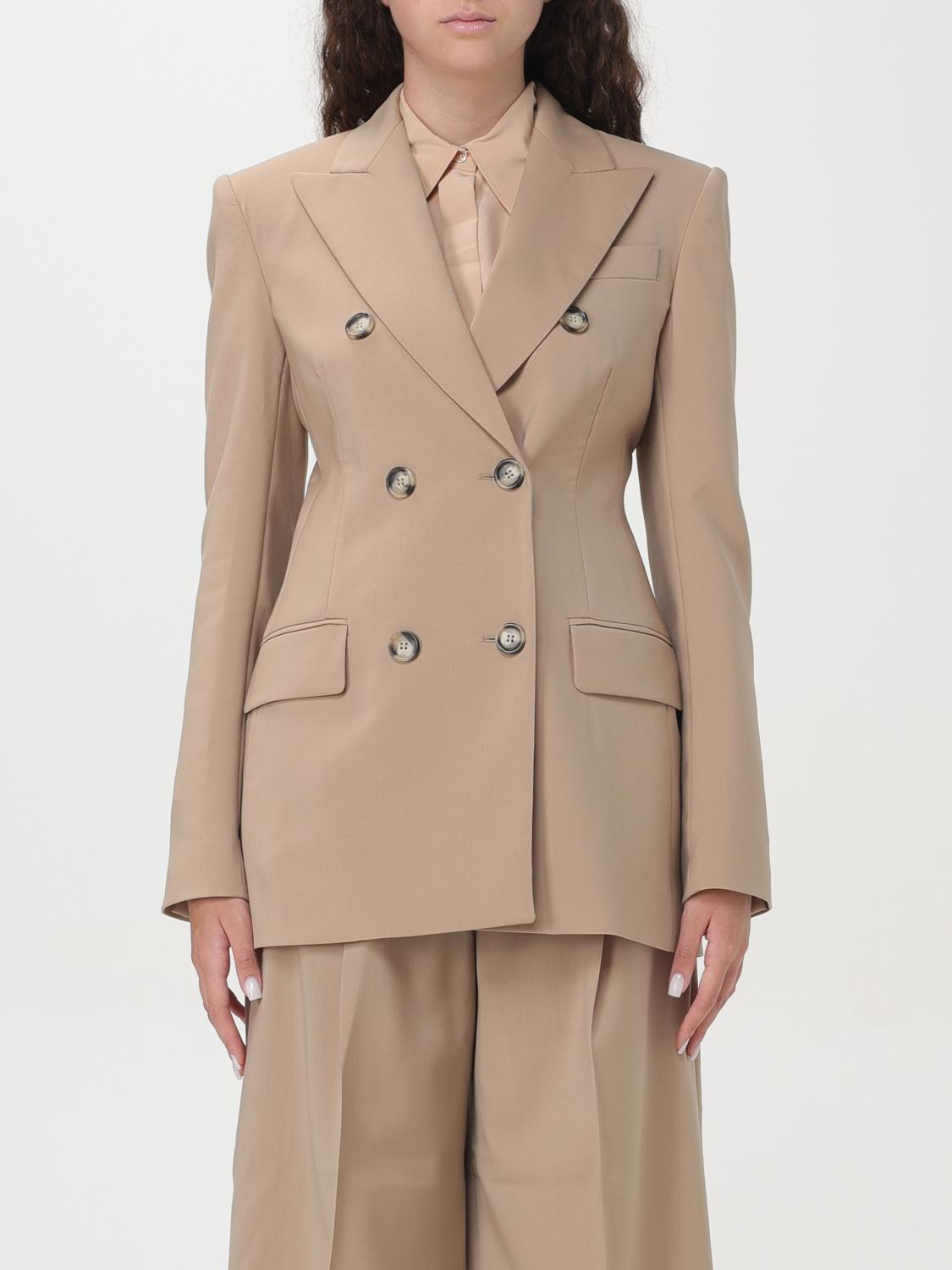 SPORTMAX BLAZER SPORTMAX WOMAN COLOR BEIGE 412907022
