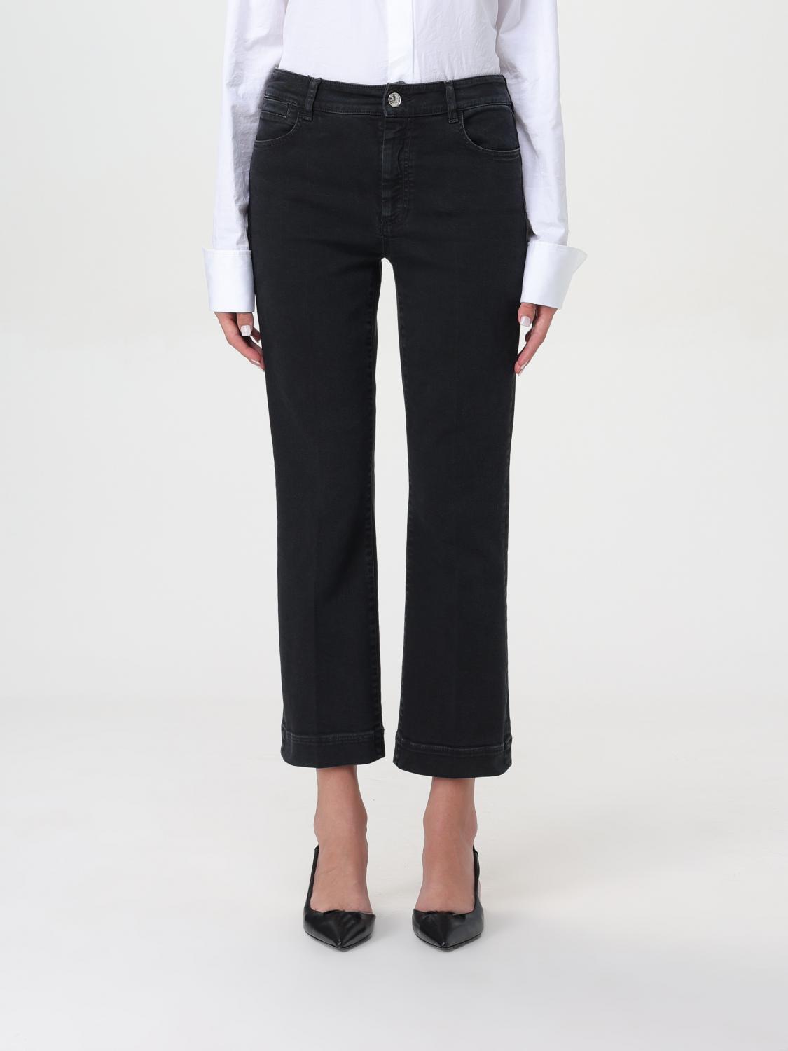 Shop Sportmax Jeans  Woman Color Black