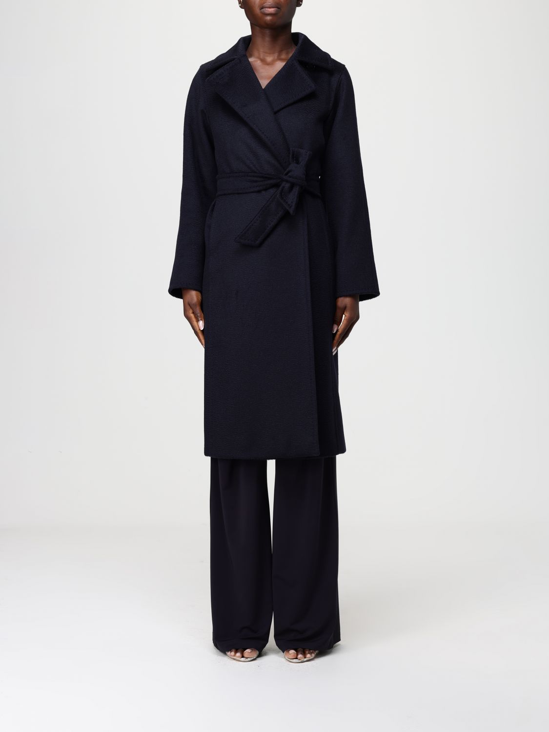 Max Mara Coat  Woman Color Navy In Blue