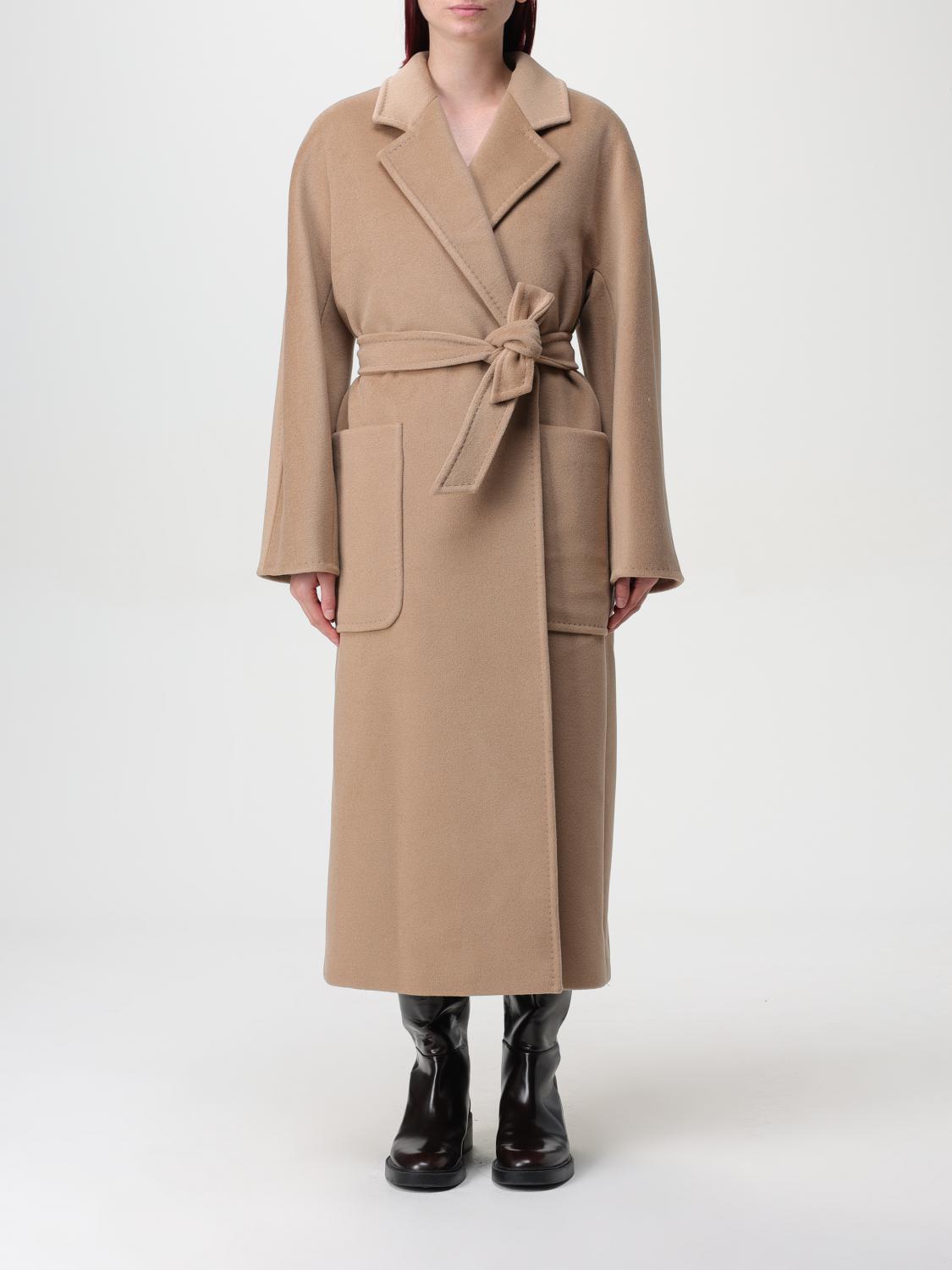 Shop Max Mara Coat  Woman Color Camel