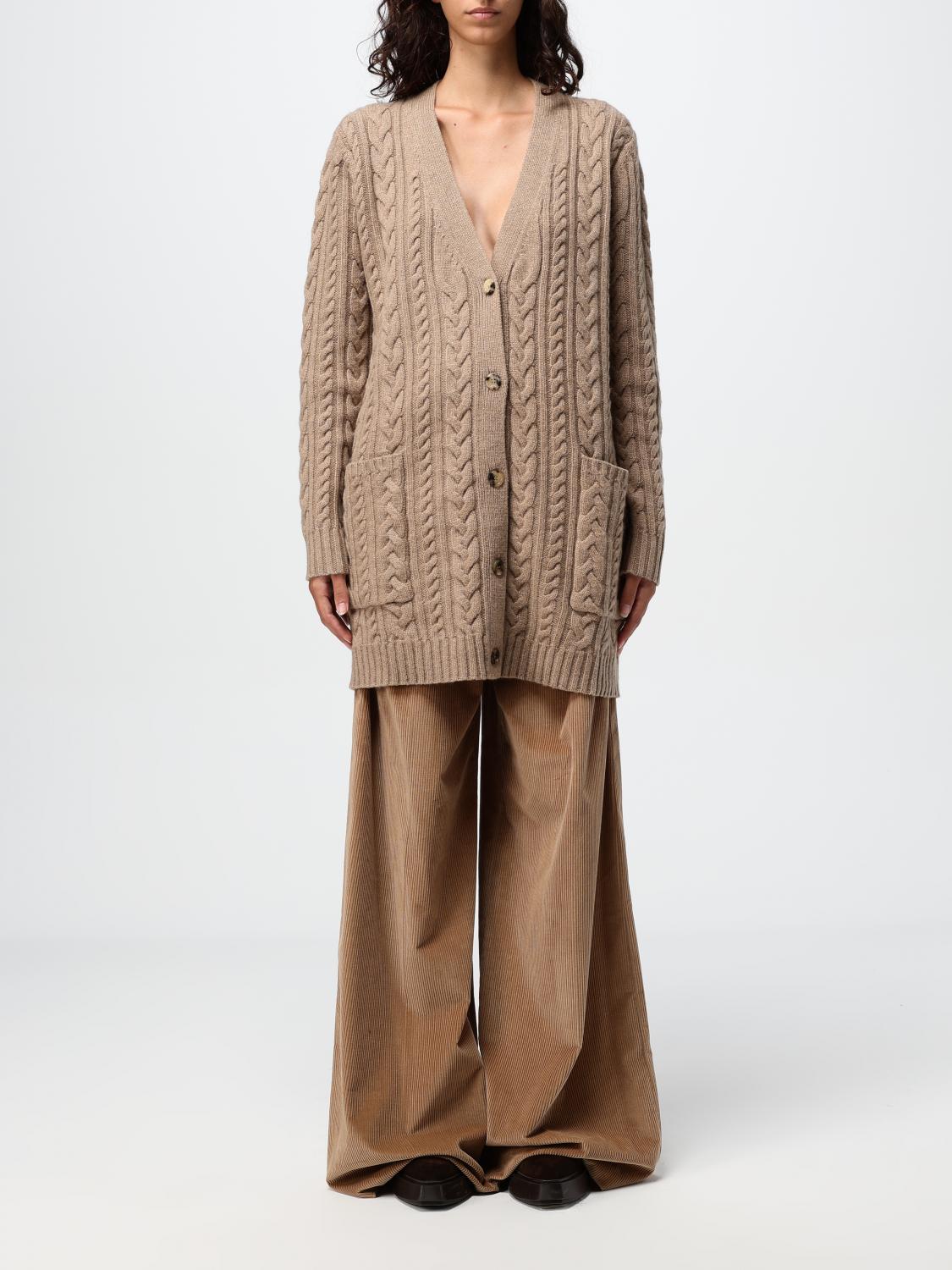 Shop Max Mara Cardigan  Woman Color Hazel