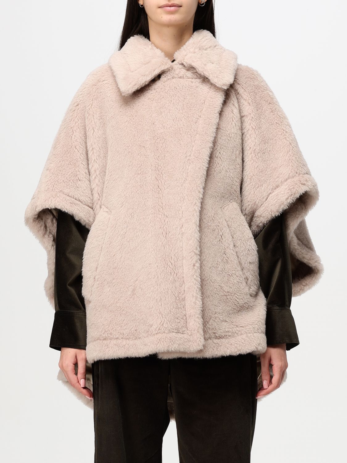 Max Mara Cape  Woman Color Beige