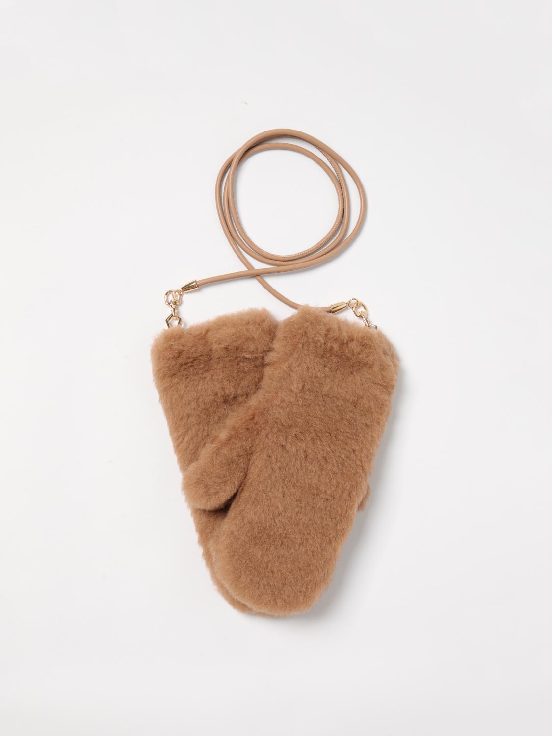 Max Mara Gloves Woman In Brown