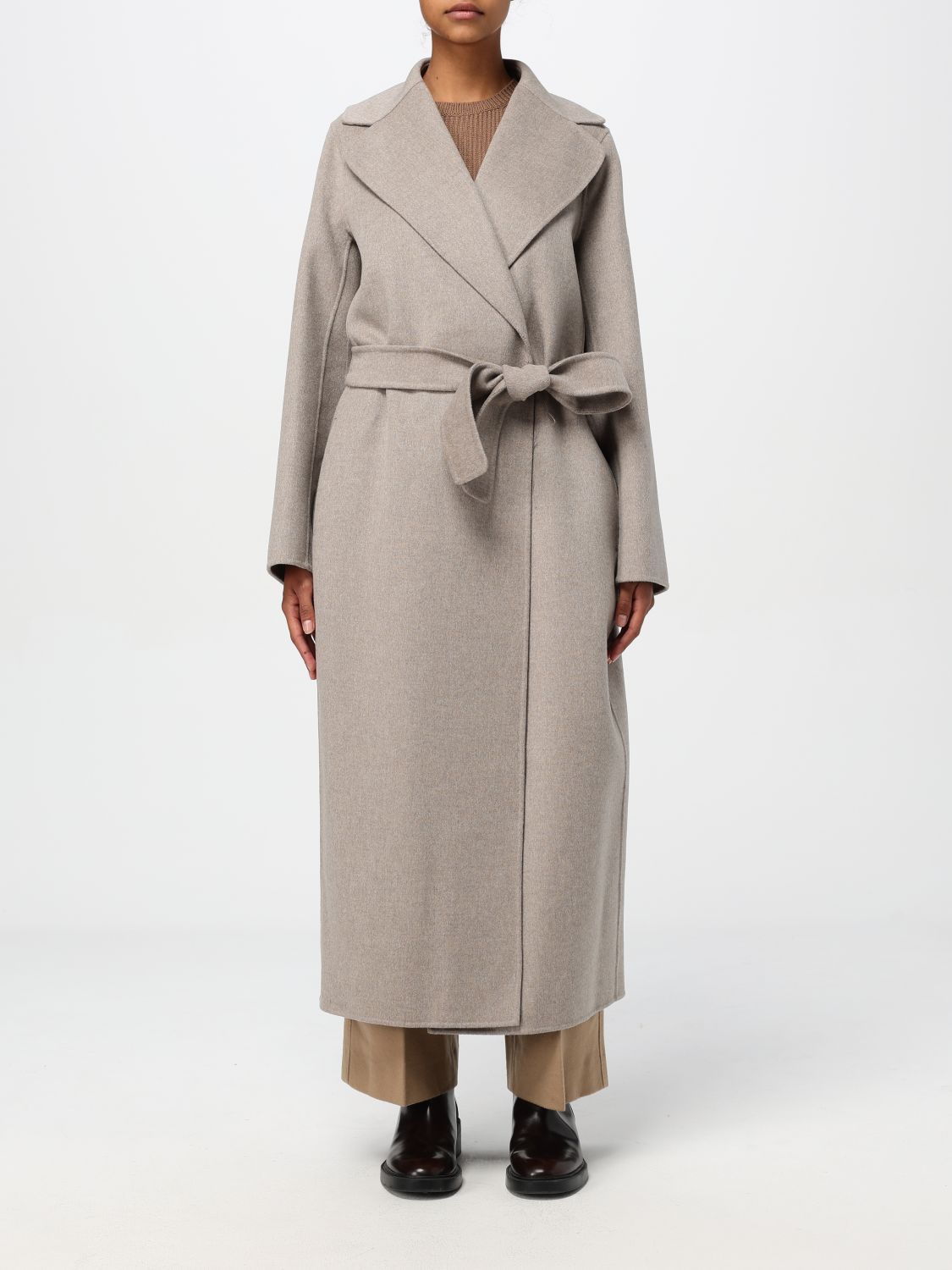 Shop 's Max Mara Coat  Woman Color Beige