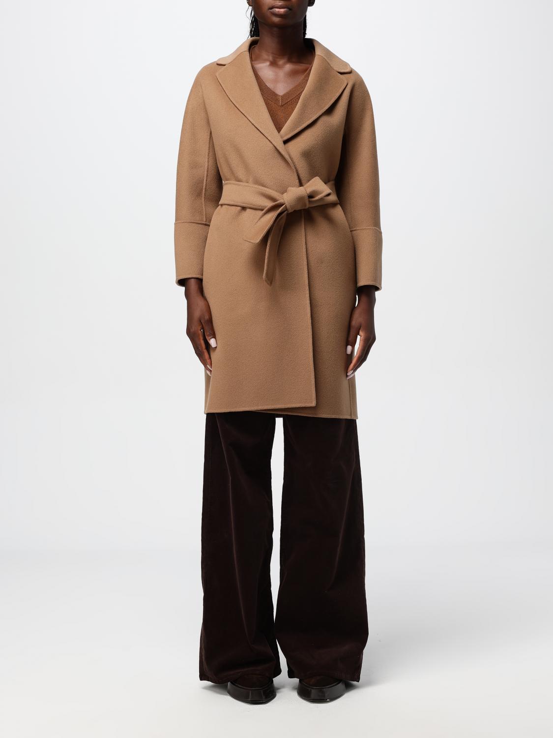 Shop 's Max Mara Coat  Woman Color Camel