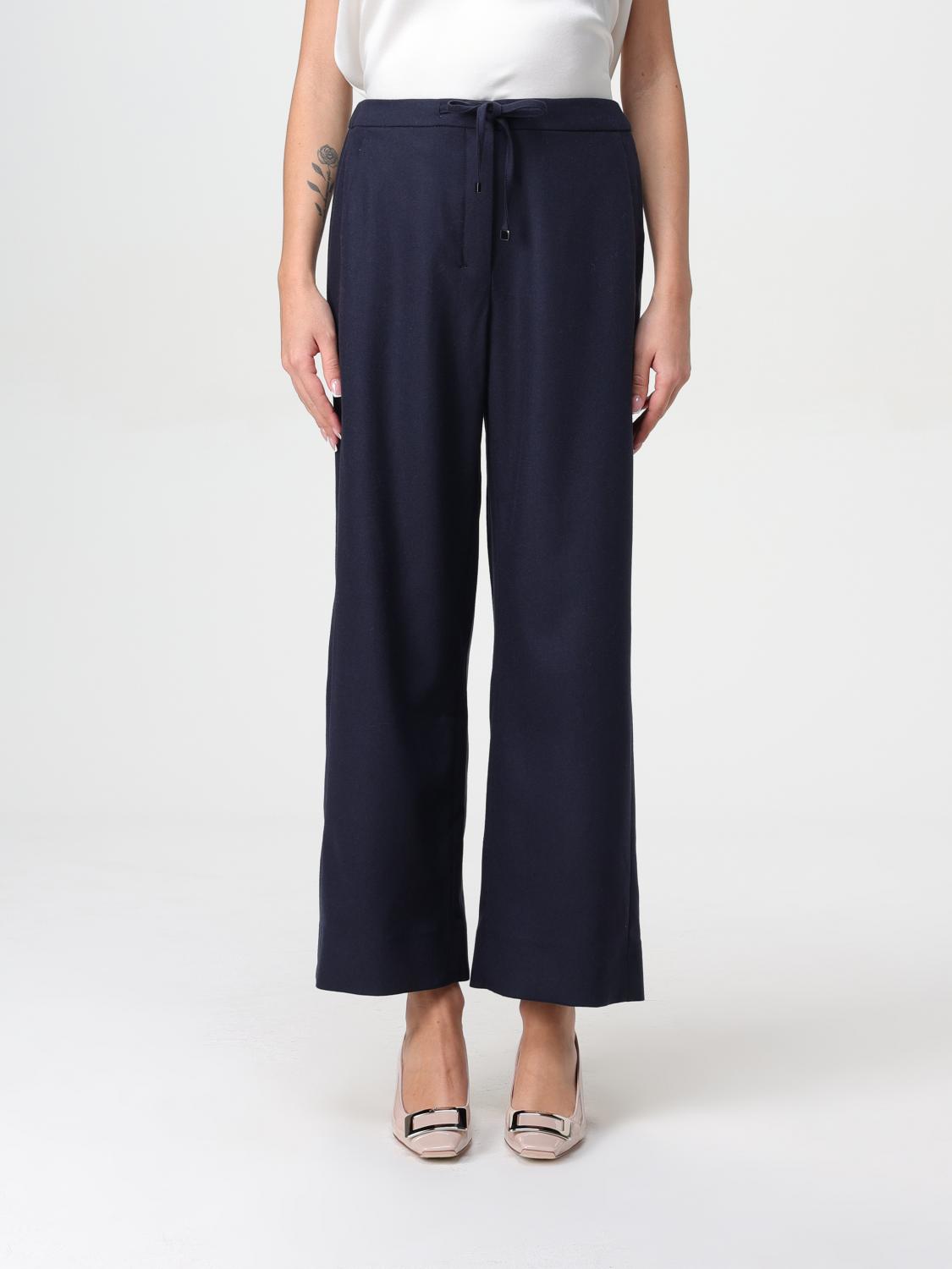 's Max Mara Pants Woman Color Blue In Blau