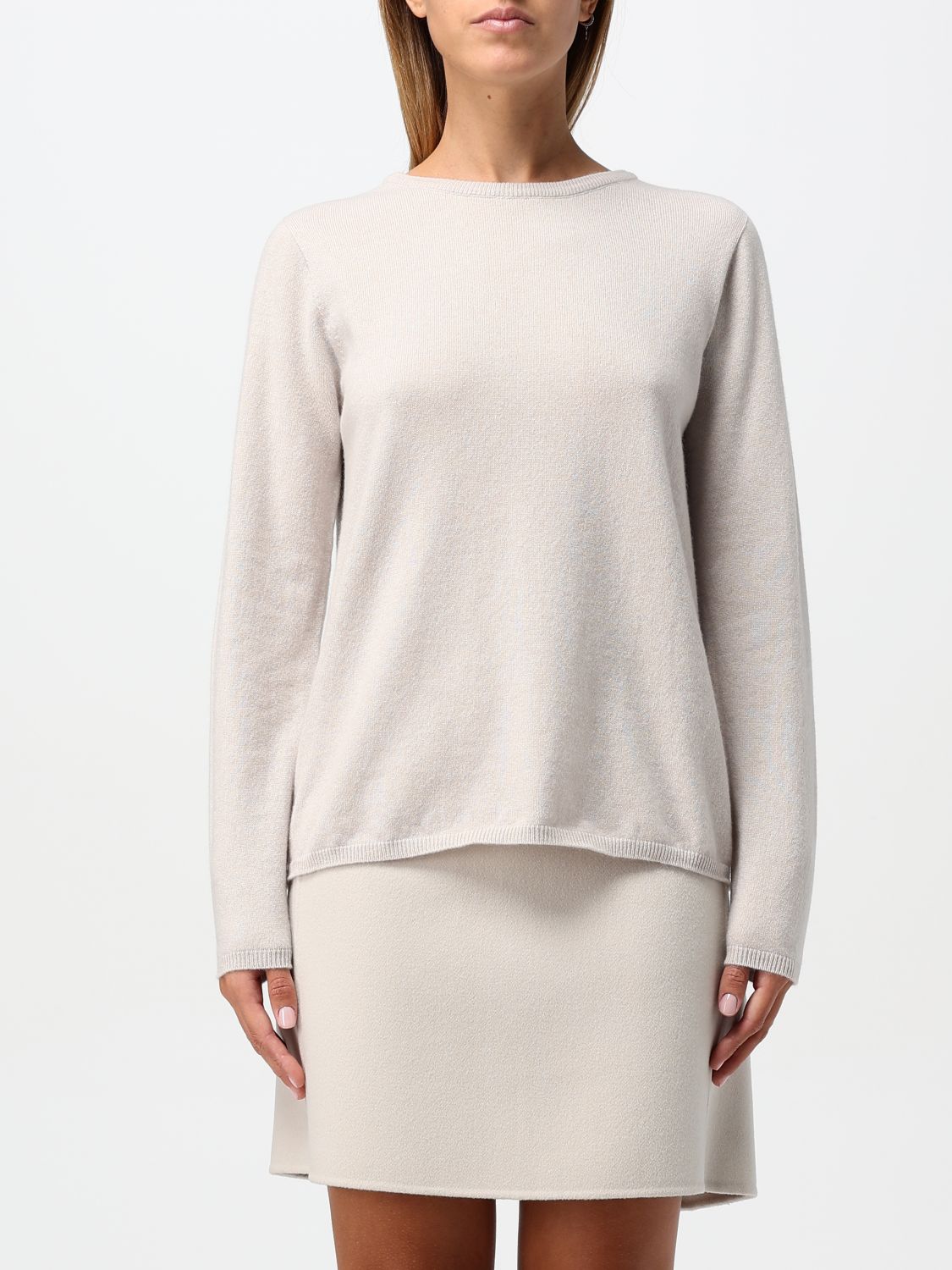 Shop 's Max Mara Sweater  Woman Color Grey In Grau