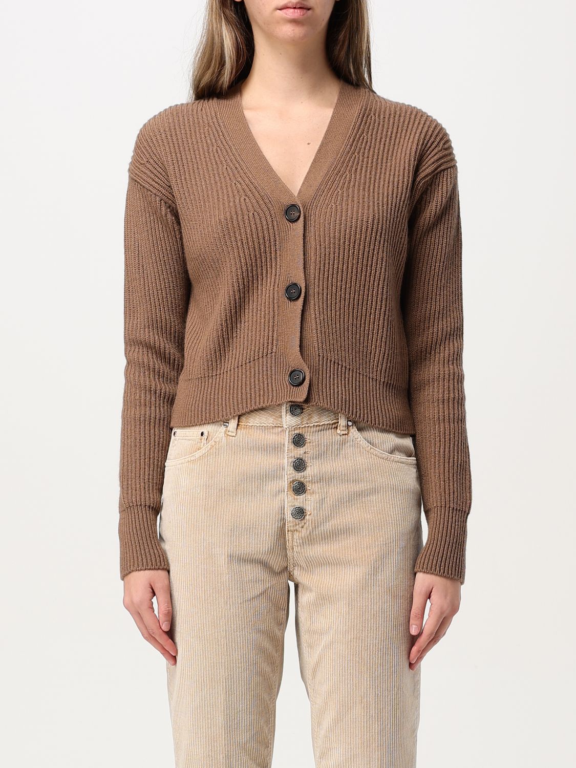 Shop 's Max Mara Cardigan  Woman Color Camel