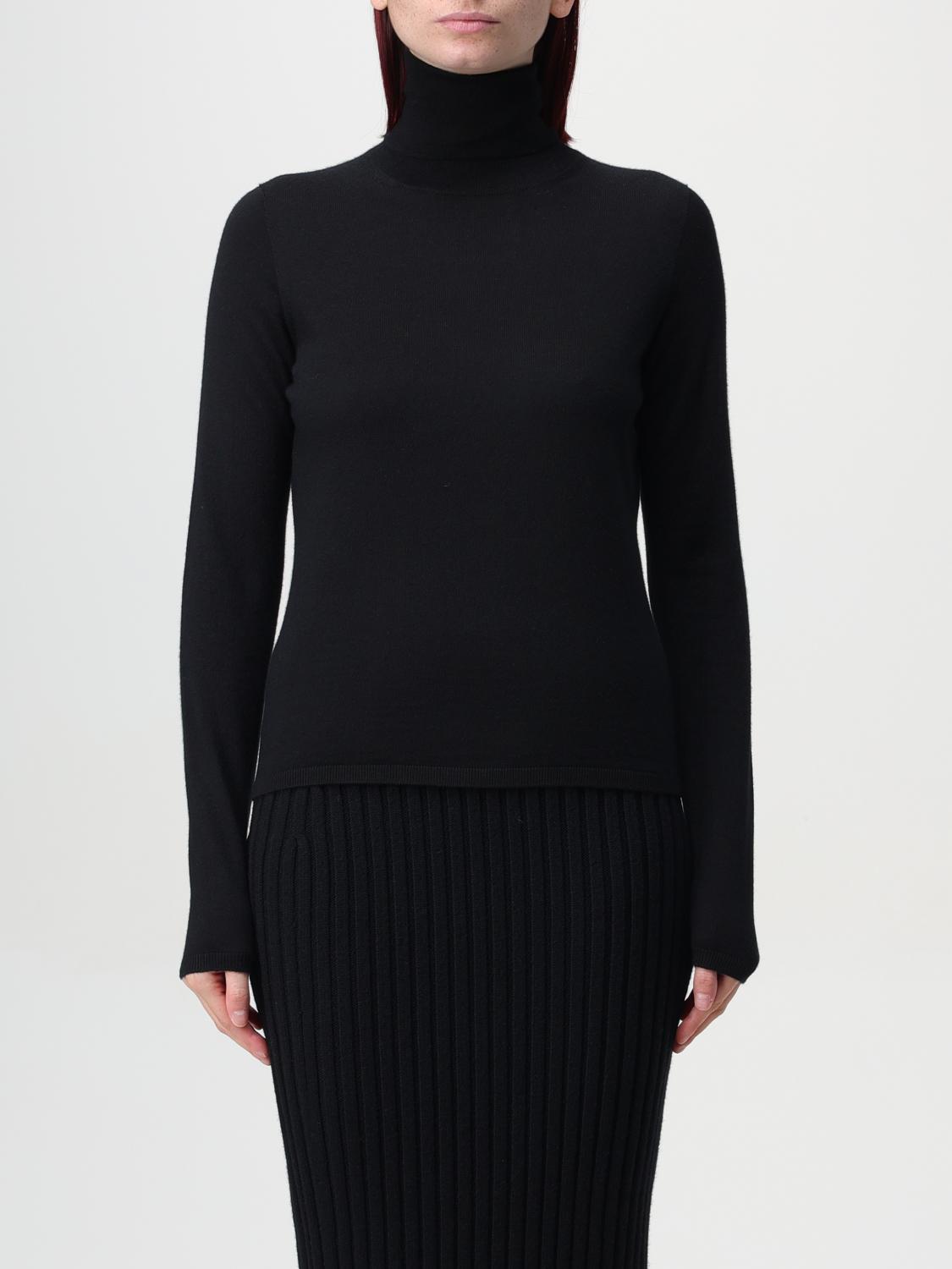 Max Mara Turtleneck Knitted Jumper In Black