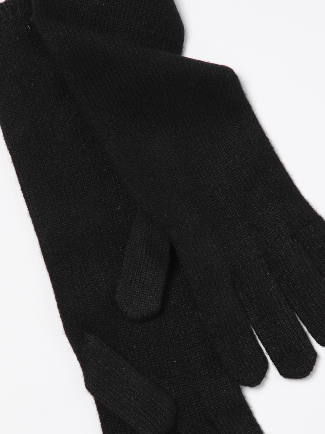 Max Mara Gloves Woman In Black