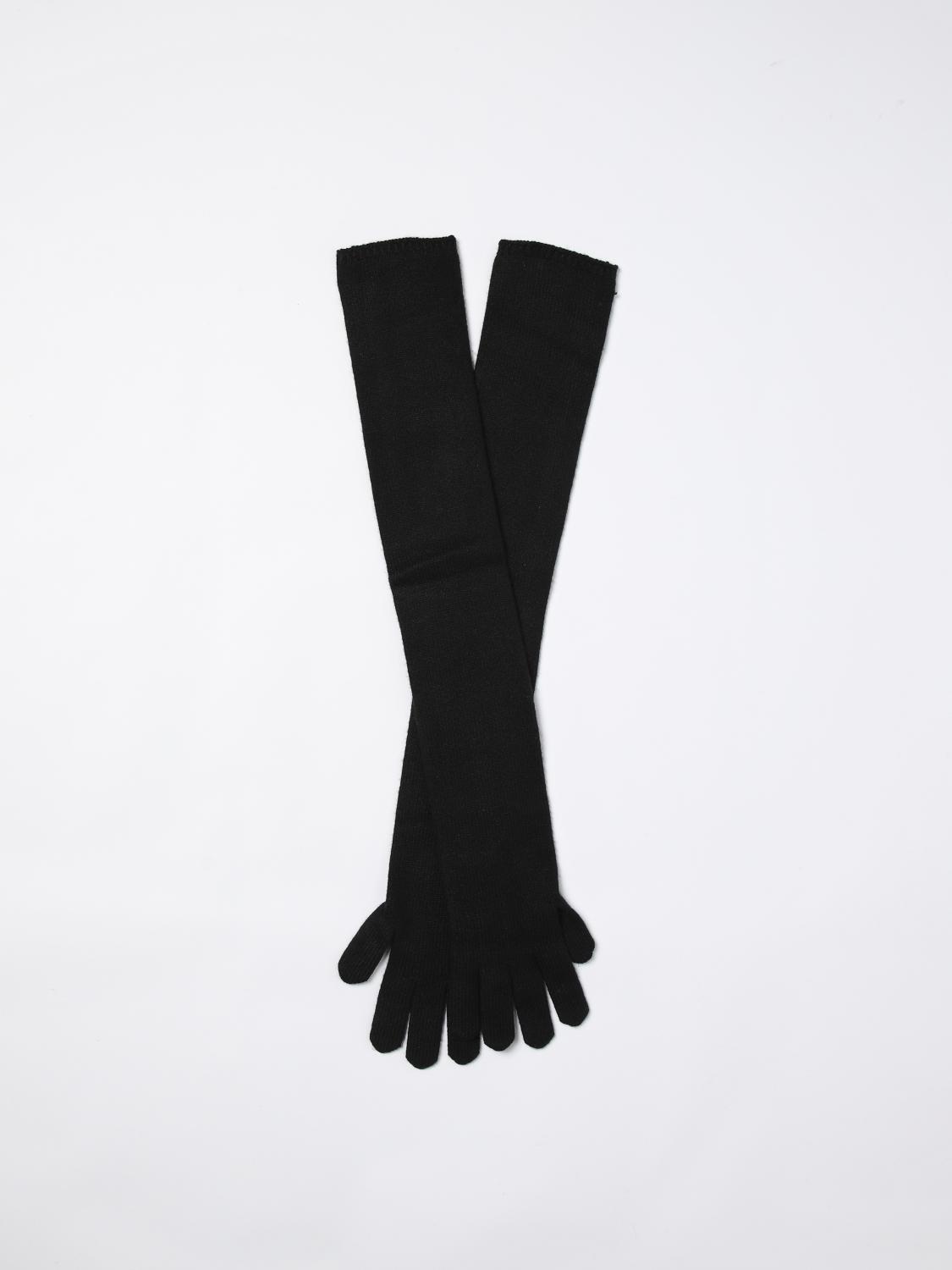 Max Mara Gloves Woman In Black