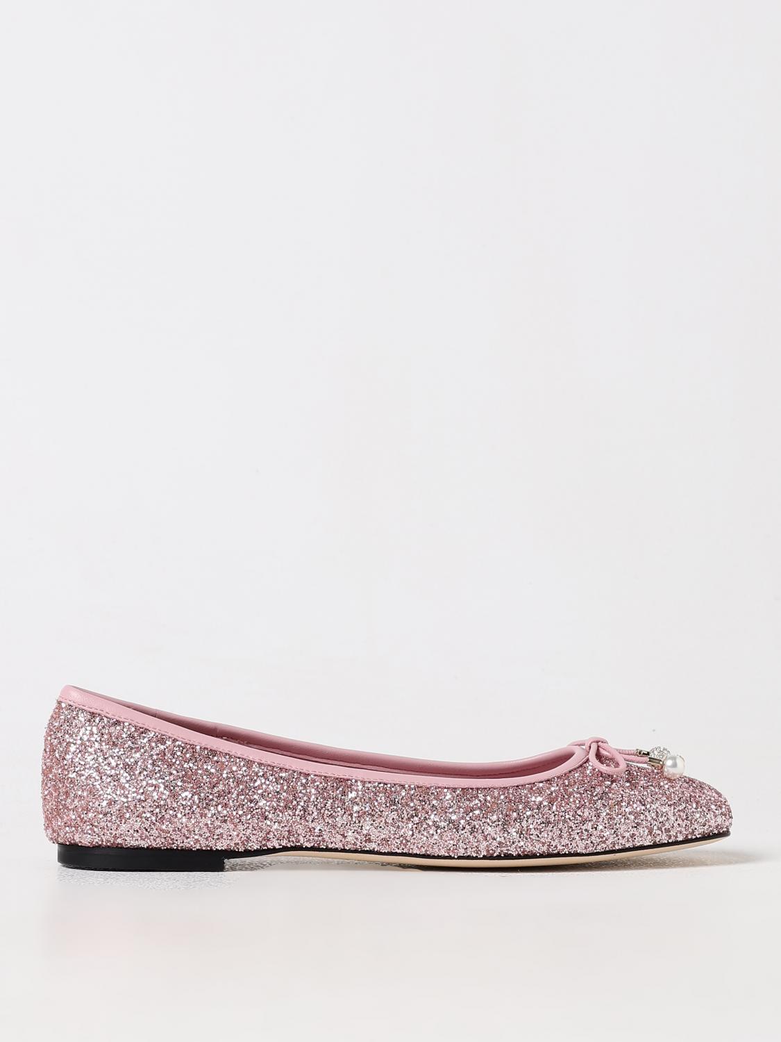 Ballet Flats Woman color Pink - Jimmy Choo - Modalova