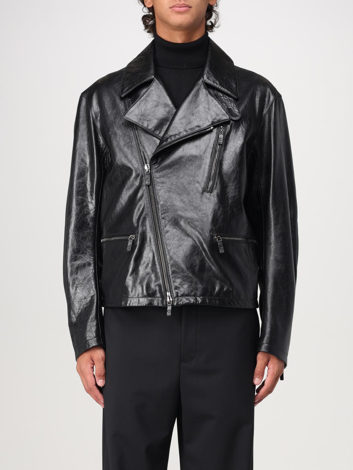 Shop Giorgio Armani Jacket  Men Color Black In Schwarz