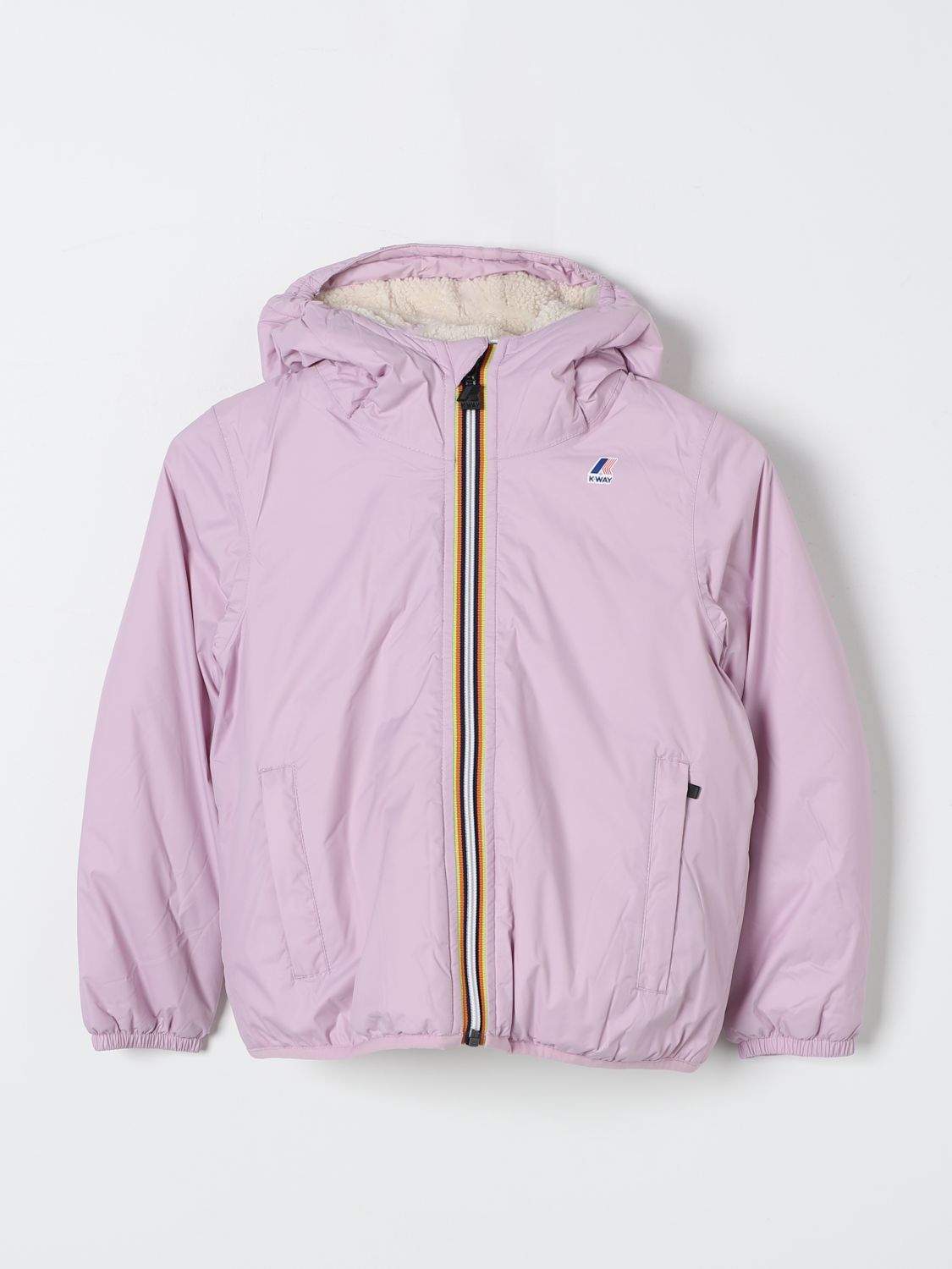 Shop K-way Jacket  Kids Color Pink