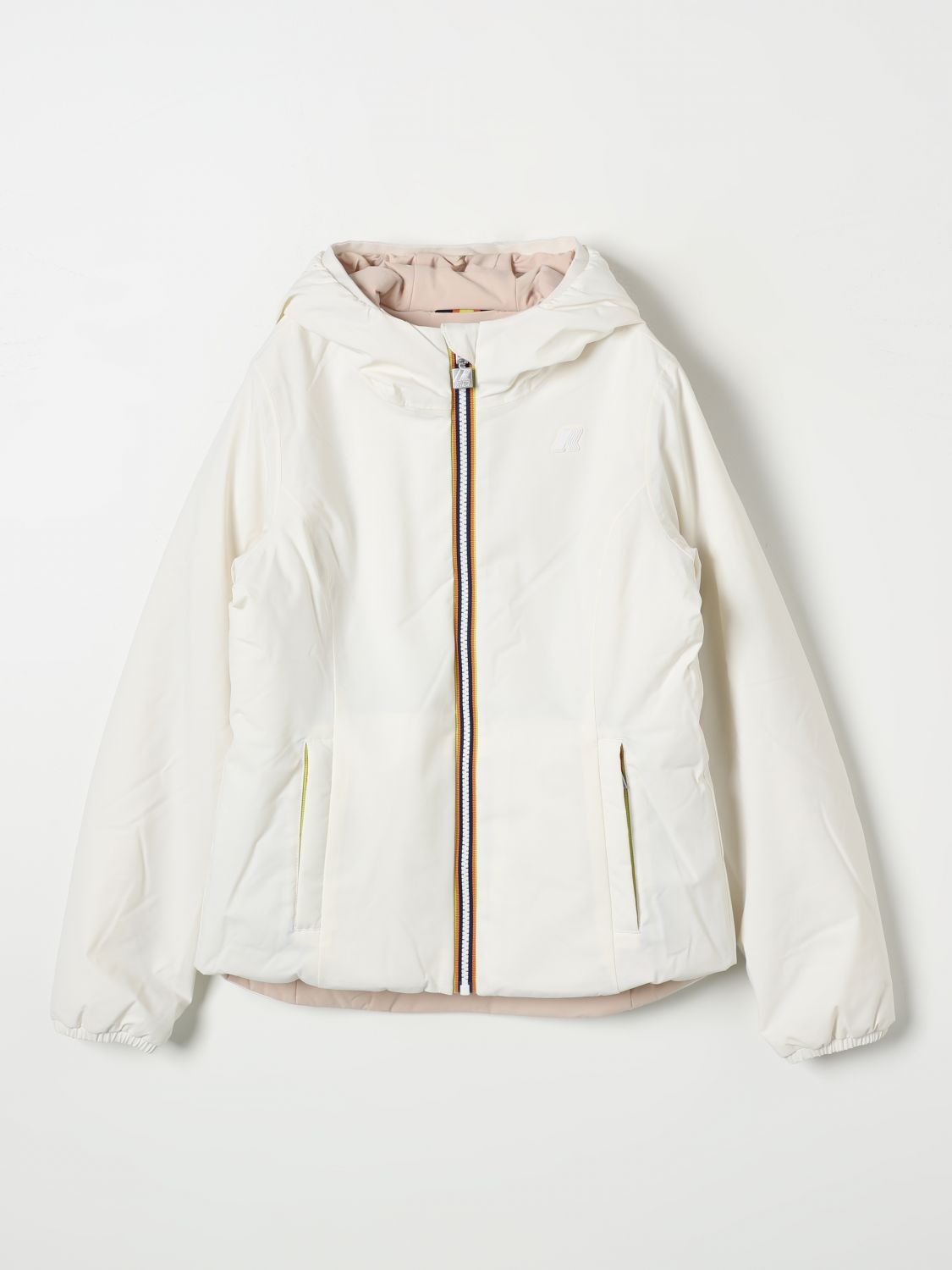 K-WAY JACKET K-WAY KIDS COLOR WHITE 413134001