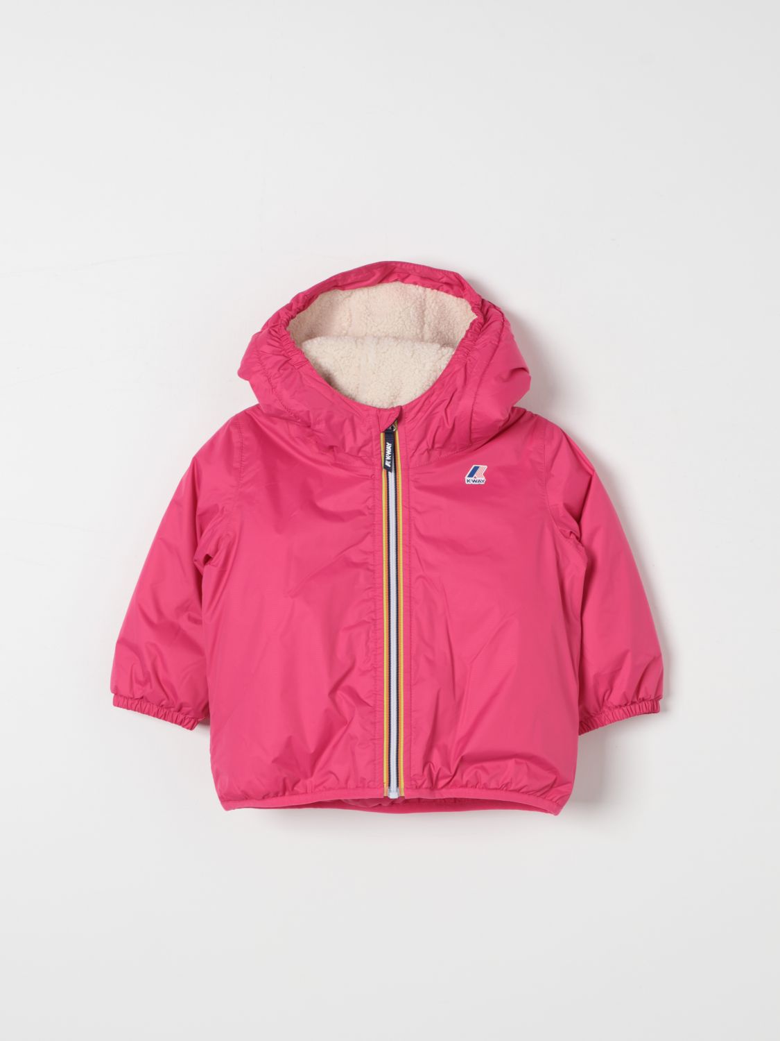 K-WAY JACKET K-WAY KIDS COLOR FUCHSIA 413137007