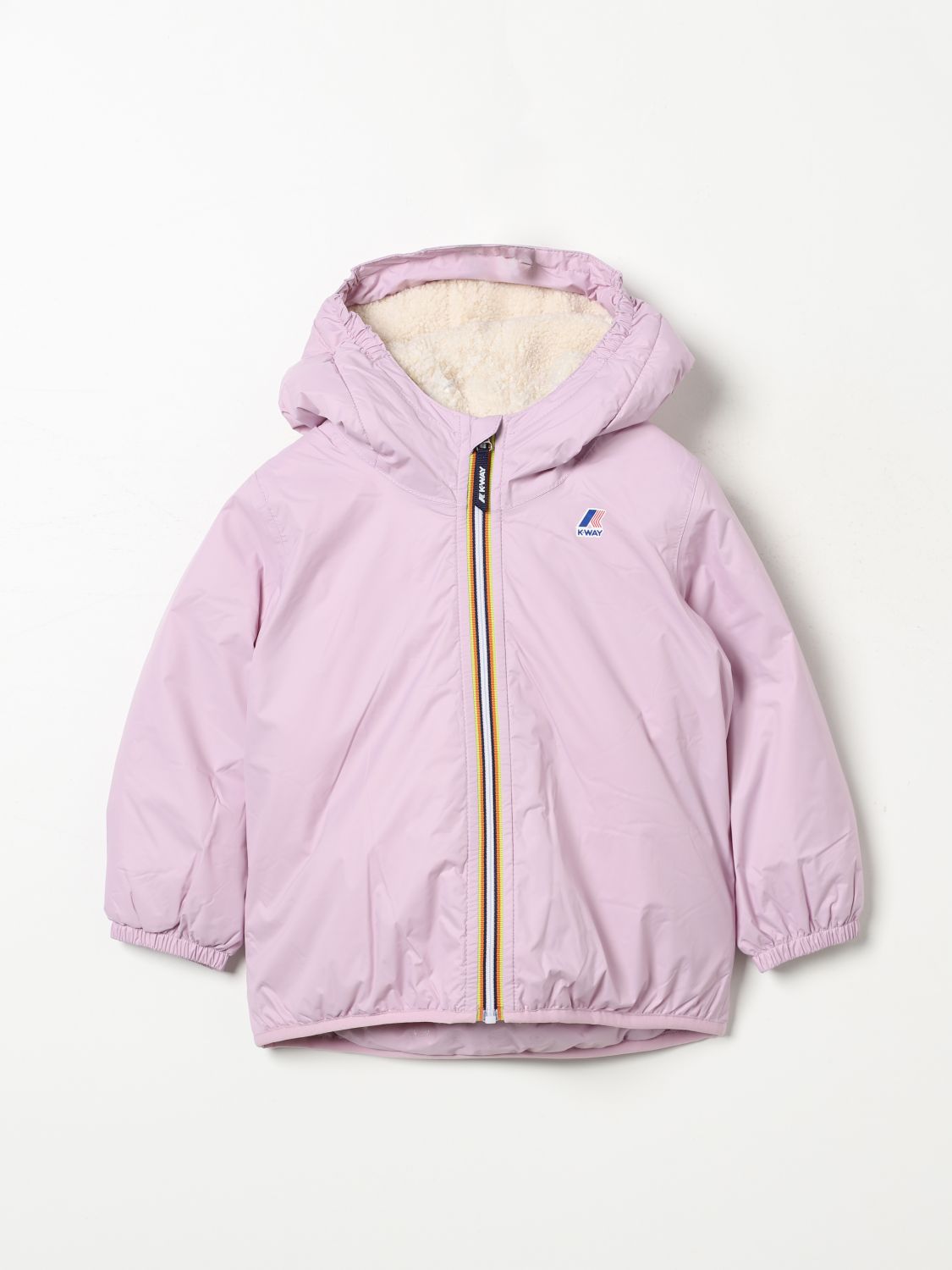 Shop K-way Jacket  Kids Color Pink