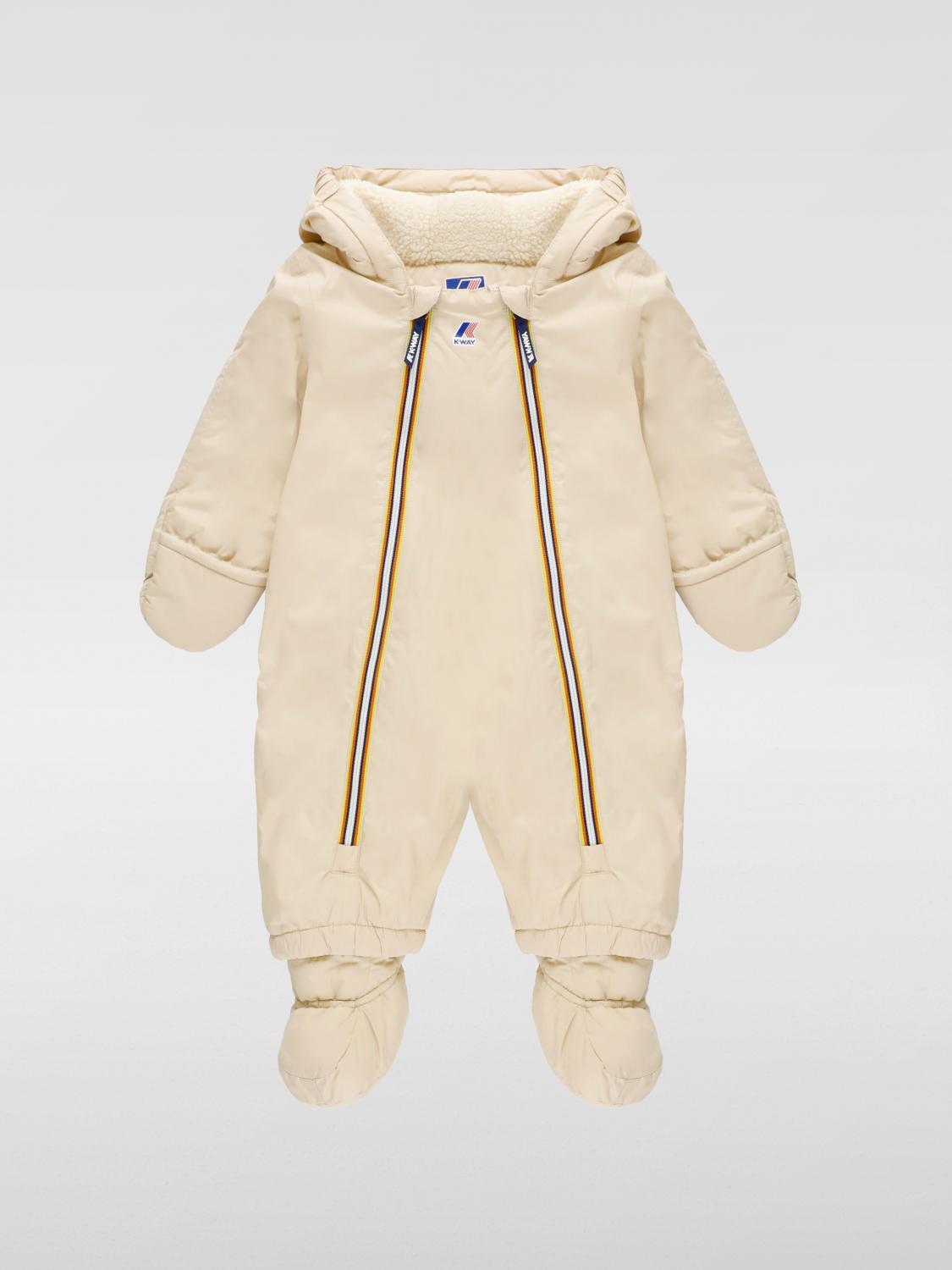 K-way Romper Kids Color Beige In Beige