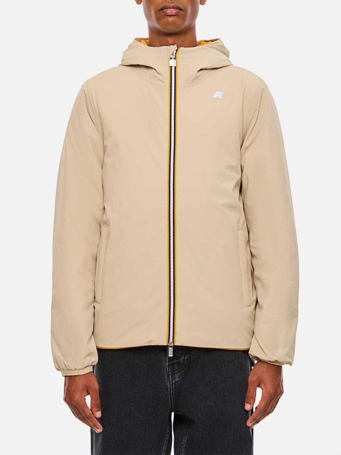 K-way Jack St Warm Double Face In Beige