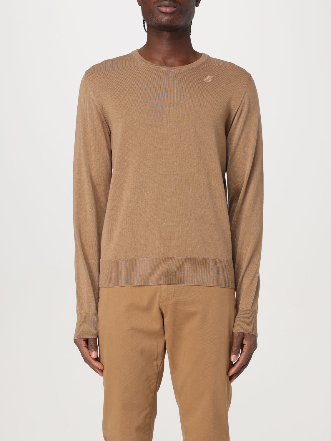 Shop K-way Sweater  Men Color Beige