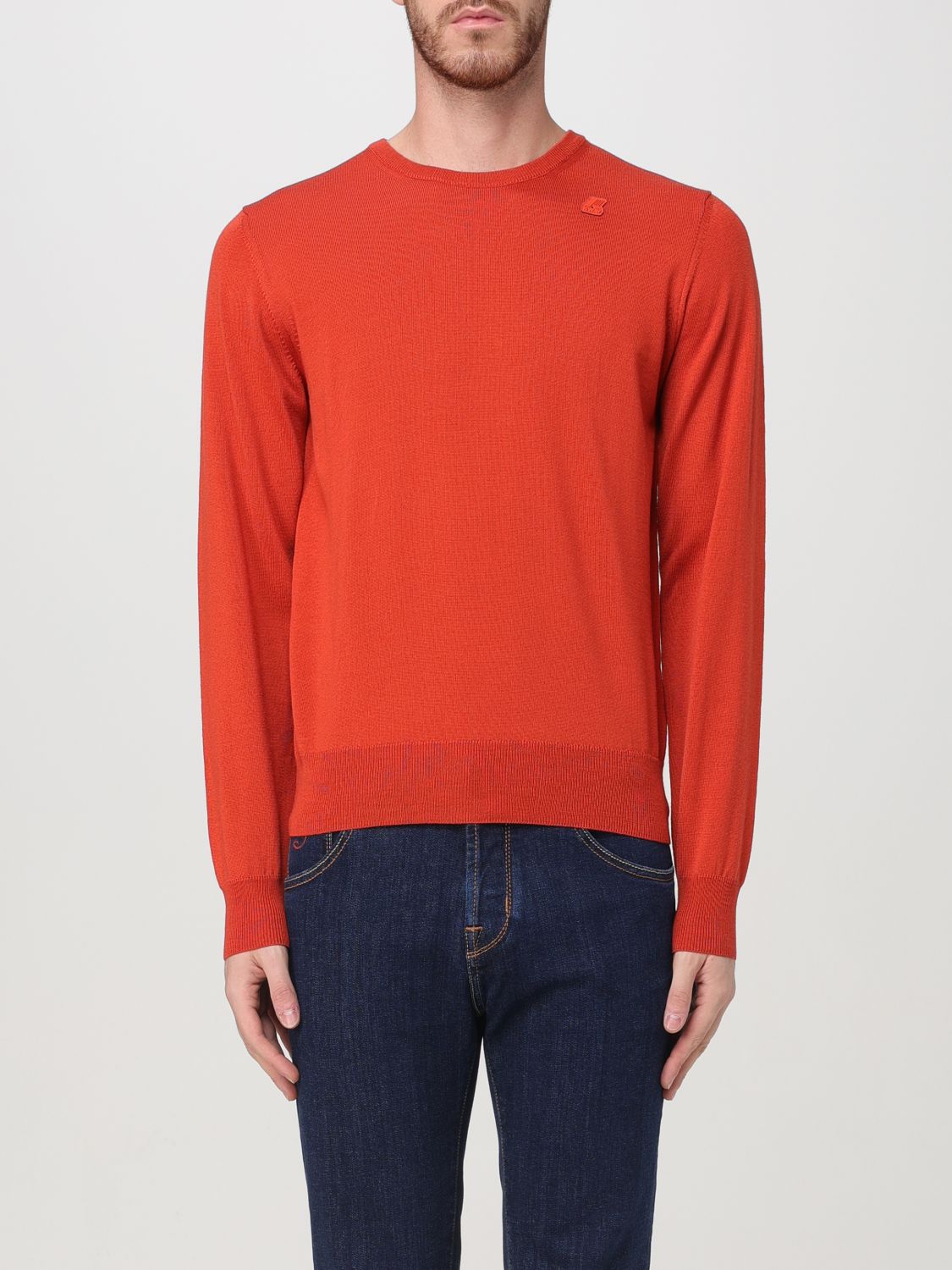 K-way Sweater  Men Color Brick Red