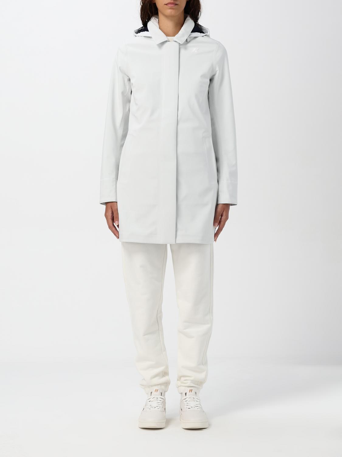 K-way Jacket Woman Color White In Weiss