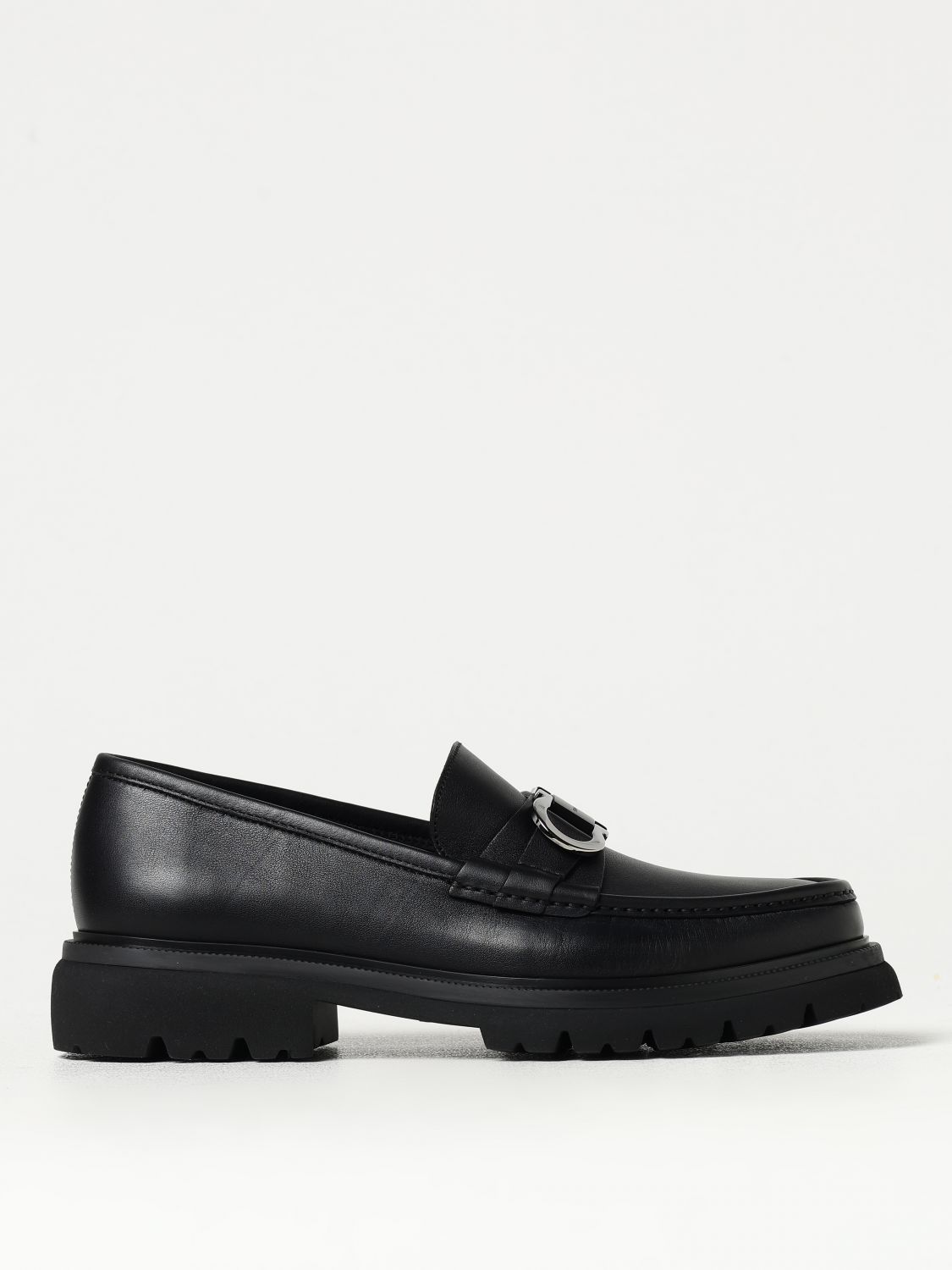 Shop Ferragamo Loafers  Men Color Black In Schwarz