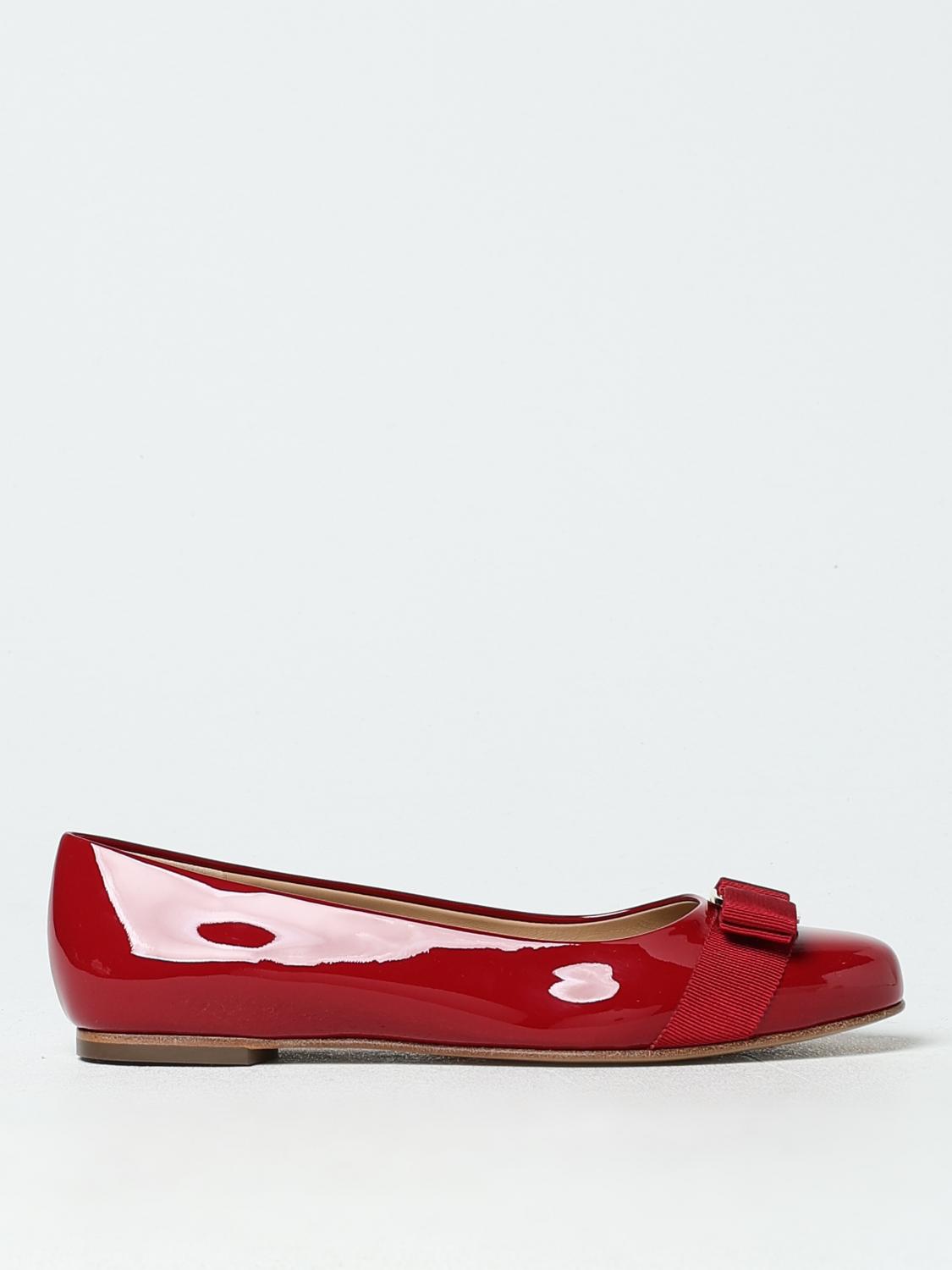 Ferragamo Ballet Flats  Woman Color Red In 红色