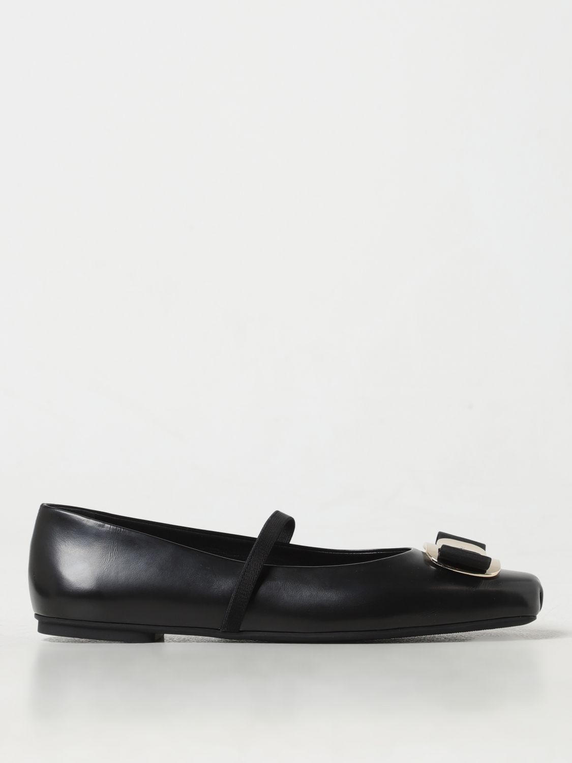 Ferragamo Ballet Flats  Woman Color Black In 黑色