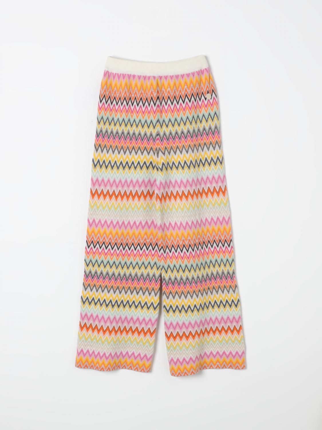 Missoni Pants Kids Color Pink In Pink
