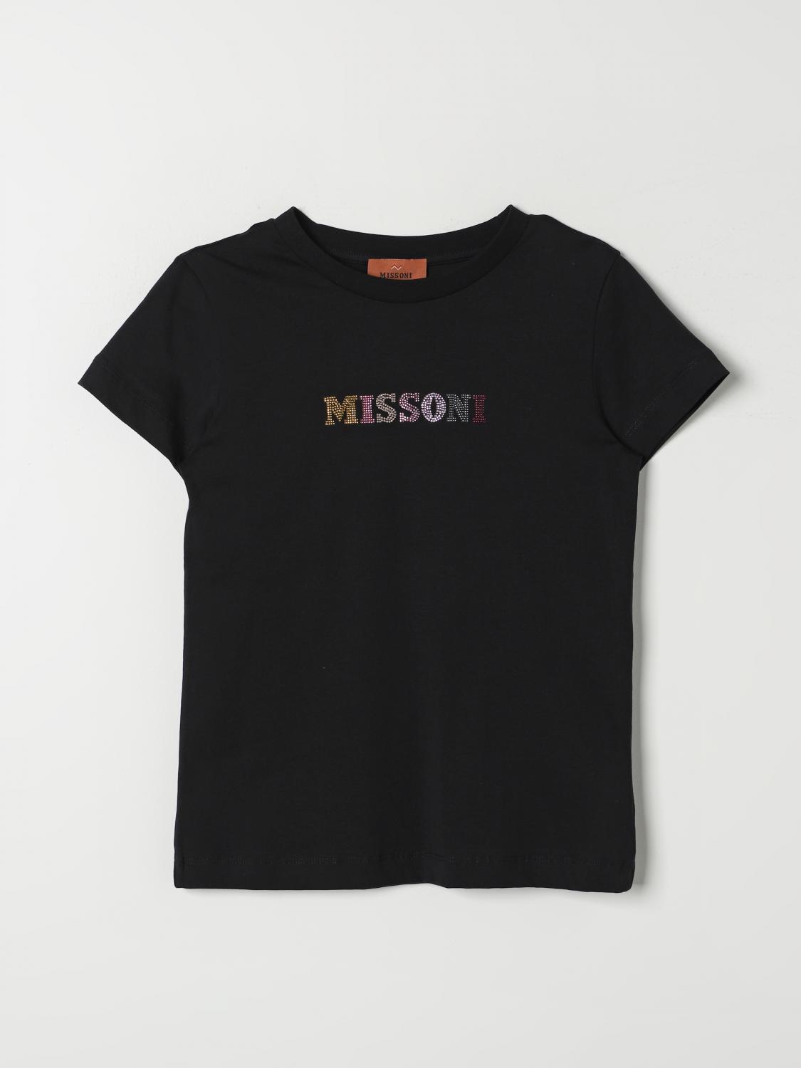 Shop Missoni T-shirt  Kids Color Black