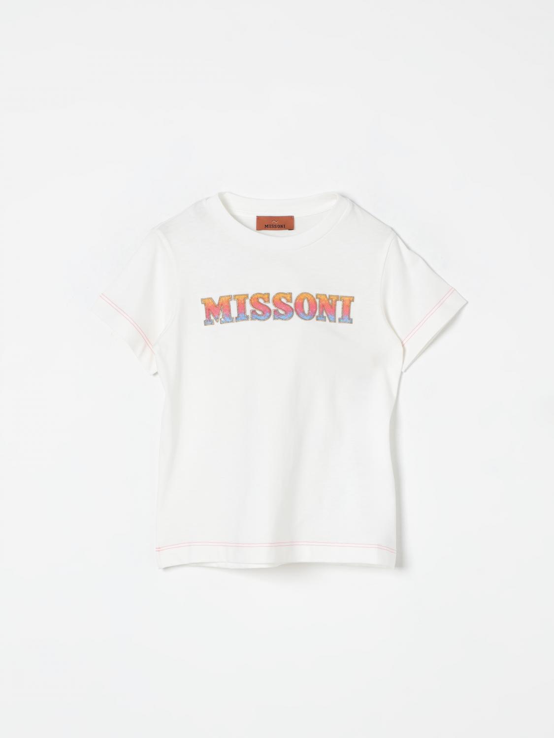 MISSONI T-SHIRT MISSONI KIDS COLOR WHITE 413354001