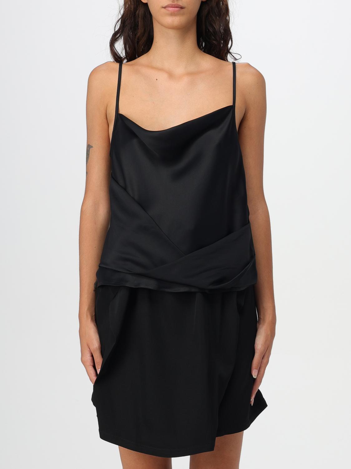 Shop Jw Anderson Top  Woman Color Black In Schwarz