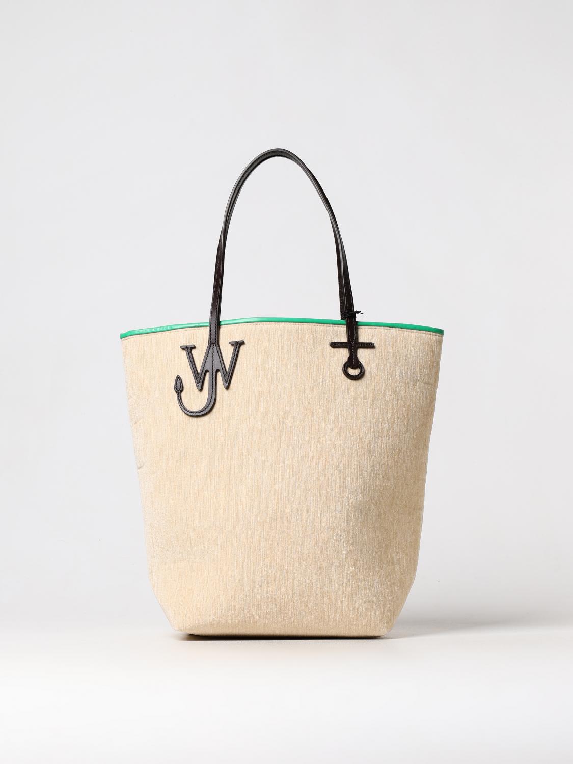 Jw Anderson J.w. Anderson Tall Anchor Tote Bag In Beige