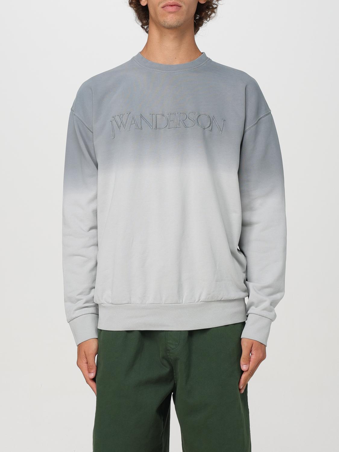 Shop Jw Anderson Sweatshirt  Men Color Grey In Grau