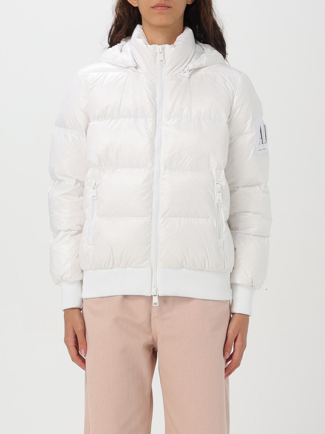 Armani Exchange Quilted Jacket In Weiss