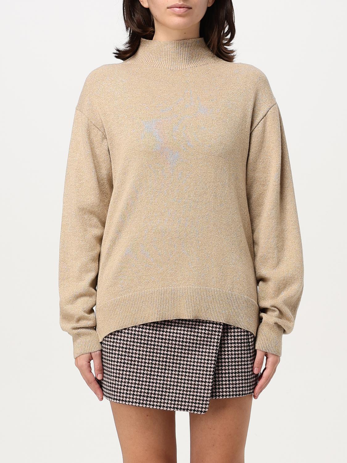 Armani Exchange Turtleneck Sweater With Soft Collar In Gold